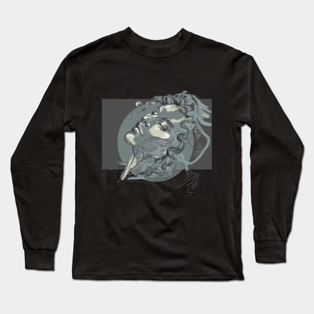 Relief Long Sleeve T-Shirt by Sarleoma